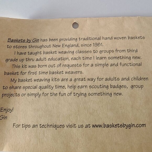 BASKETS BY GIN RANDOLPH ''YOU CAN LEARN KITS" ITEM IS A SOAP BASKET - Picture 3 of 4